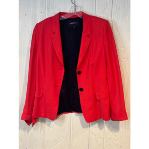 Lafayette 148 Red Blazer Size 12